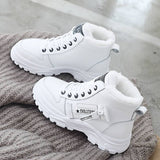Botas femininas com forro de lã