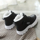 Botas femininas com forro de lã