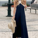 Zara - Vestido Elegante Sem Costas
