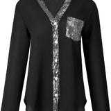 Ana - Blusa casual com botões