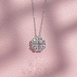 Colar Trevo de Coração