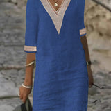 Emelia - Vestido em Algodão e Linho