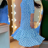 LUCIA - Vestido Midi com Manga Curta