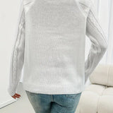 Camisola Malha Sofia – Elegância Casual com Detalhes Únicos