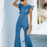 Macacão Jeans Fashion