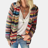 Cardigan Rainbow Chic – Estilo e Conforto em Cada Cor