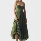 Clara - Vestido plissado