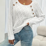 Camisola Malha Sofia – Elegância Casual com Detalhes Únicos