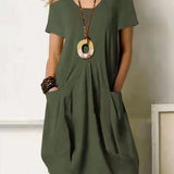 Alissa™ Vestido casual de algodão