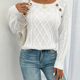 Camisola Malha Sofia – Elegância Casual com Detalhes Únicos