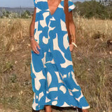 Isaura - Vestido elegante com decote em V