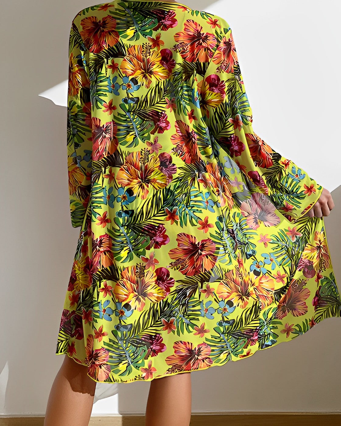 Josefine™ - Conjunto de Bikini com Kimono de Praia
