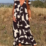 Isaura - Vestido elegante com decote em V