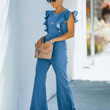 Macacão Jeans Fashion