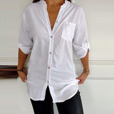 Ana - Blusa casual com botões