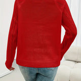 Camisola Malha Sofia – Elegância Casual com Detalhes Únicos