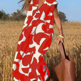 Isaura - Vestido elegante com decote em V