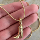 Colar de Bota de Cowboy