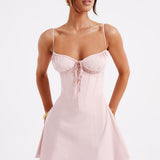 Vestido Mini Lacey - Blush