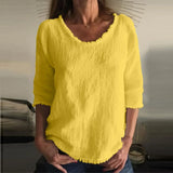 Charleigh | Camiseta de linho casual e estilosa