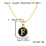 Colar Aura - Colar de Letra em Ouro de 18K