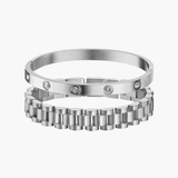 Conjunto de Pulseiras Iconic Link