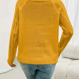 Camisola Malha Sofia – Elegância Casual com Detalhes Únicos