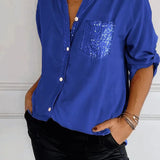 Ana - Blusa casual com botões