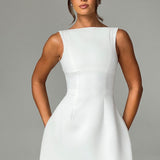 Vestido Mini Alana - Marfim