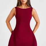 Vestido Mini Alana - Vinho