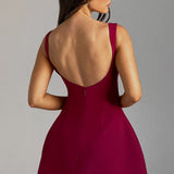 Vestido Mini Alana - Vinho