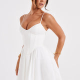 Vestido Mini Analeigh - Marfim