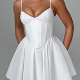 Vestido Mini Analeigh - Marfim