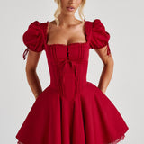 Vestido Mini Annie - Vermelho