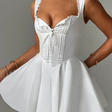 Vestido Mini Antonella - Marfim