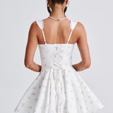 Vestido Mini Antonella - Estampa Floral Multicolorida