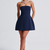 Vestido Mini Asha - Marinho