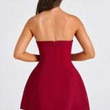 Vestido Mini Asha - Vinho