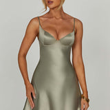 Vestido Mini Azaria - Sálvia