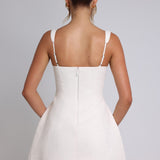 Vestido Mini Bessie - Marfim