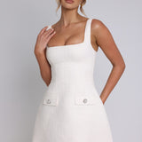 Vestido Mini Bessie - Marfim