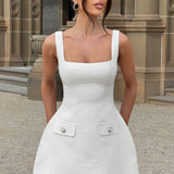 Vestido Mini Bessie - Marfim