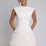 Vestido Mini Blake - Marfim