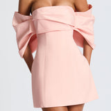 Vestido Mini Briella - Rosa Claro