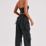 Calça Cargo Brooklyn - Preta