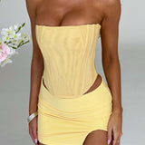 Cami Corset - Limão