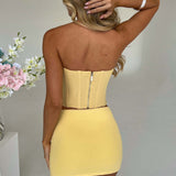 Cami Corset - Limão