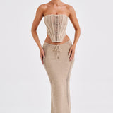 Carly Corset - Bege
