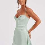 Vestido Mini Cartia - Sálvia