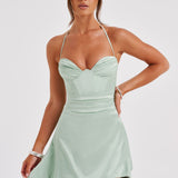 Vestido Mini Cartia - Sálvia